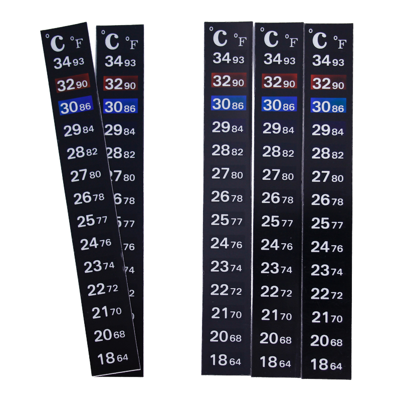 Temperature Strip Thermometer - 1/2/3/5 pièces/lot Bande thermométrique à changement