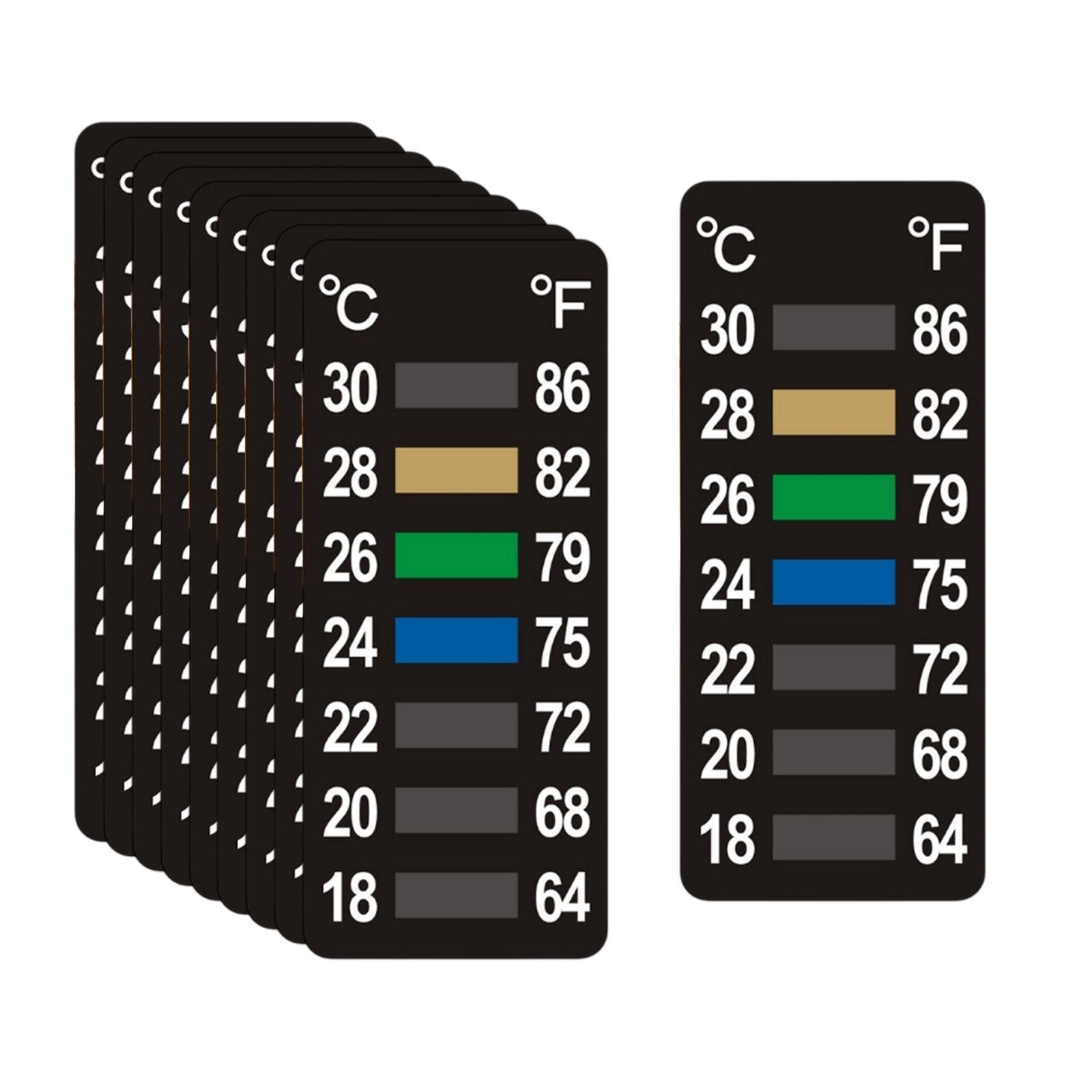 10 bandes de mesure de tempéra - Temperature Strip Thermometer avis et prix