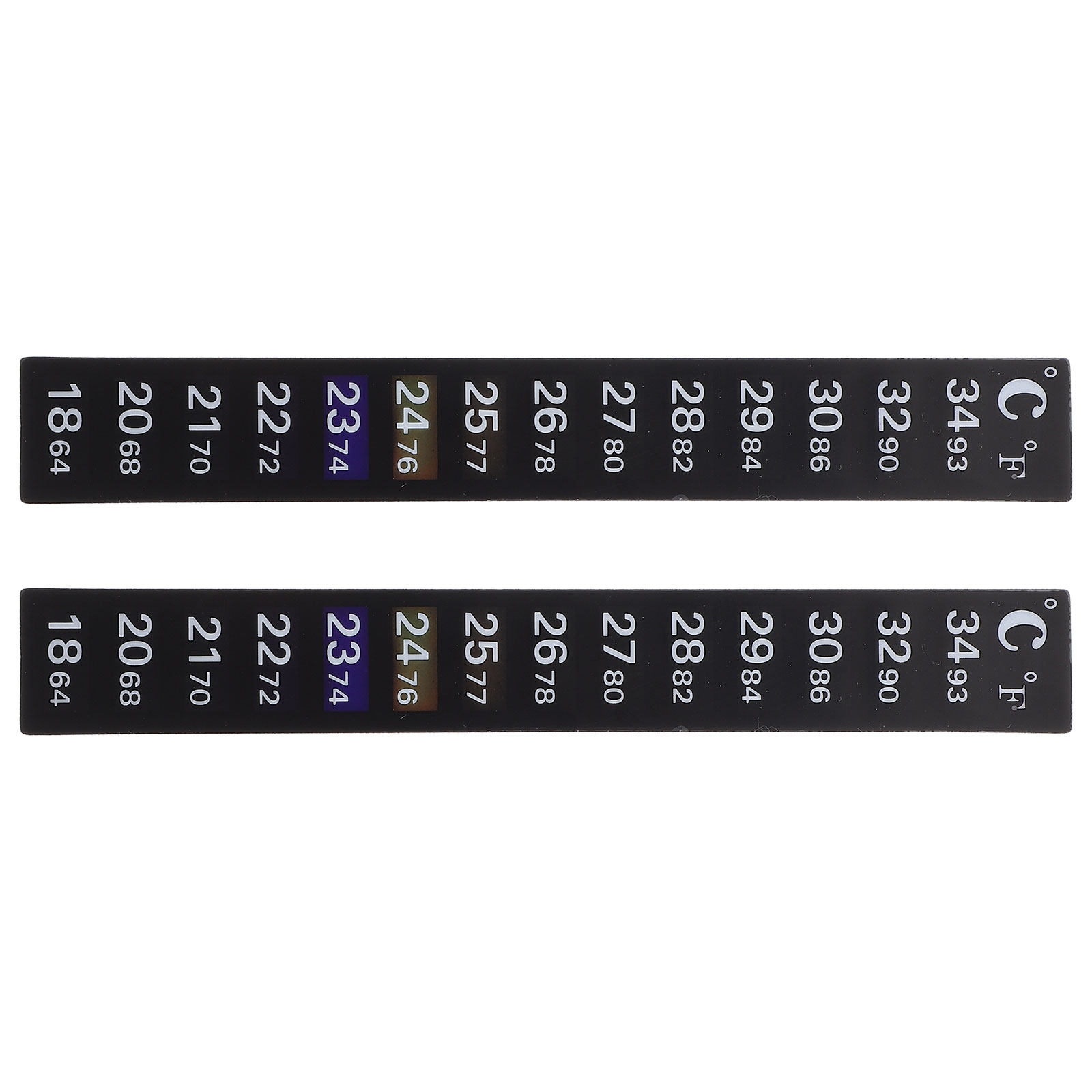 2 pièces de thermomètre adhési - Temperature Strip Thermometer avis et prix