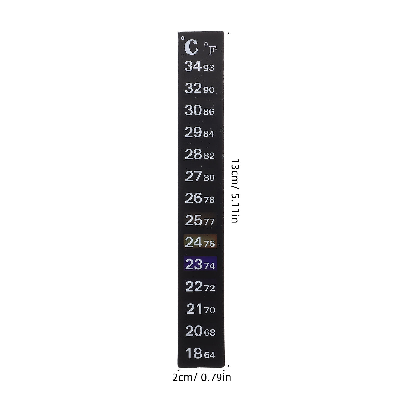 2 pièces de thermomètre adhési - Temperature Strip Thermometer avis et prix