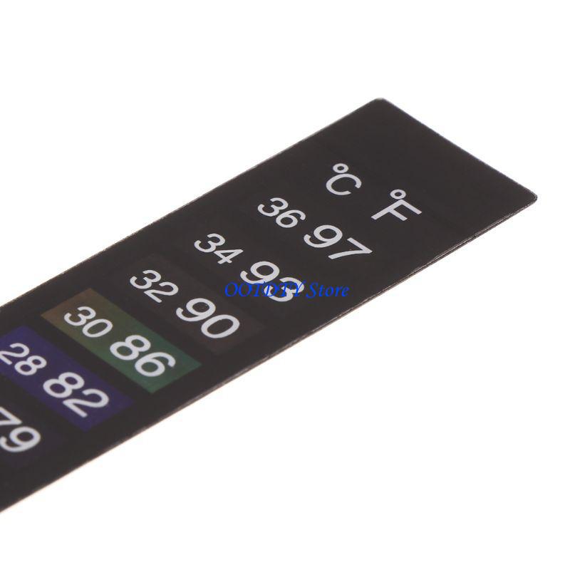 367a 10 pcs Betta Sticker Ther - Temperature Strip Thermometer avis et prix