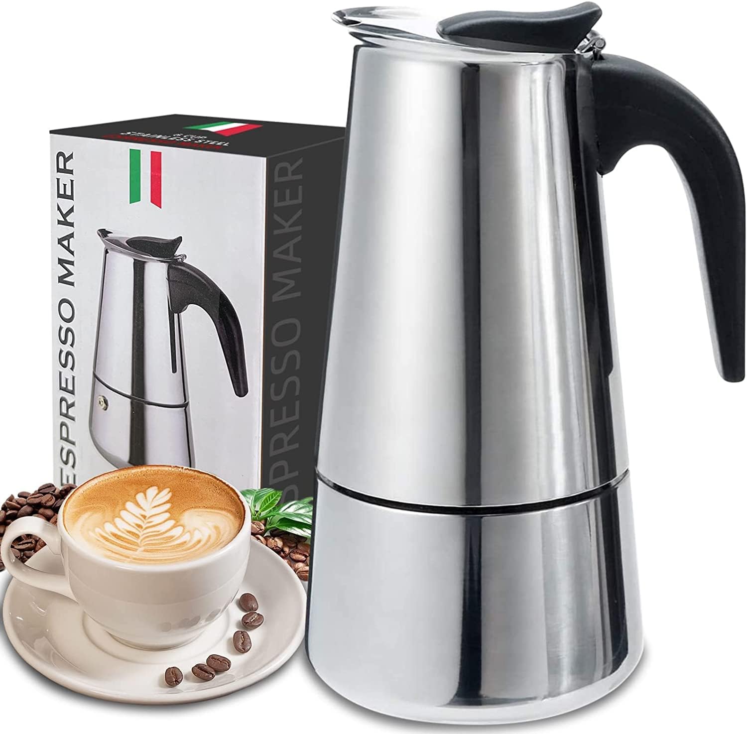 4/6/9 Tasses Moka Pot Caffe Ma - Coffee Equipment Tools avis et prix