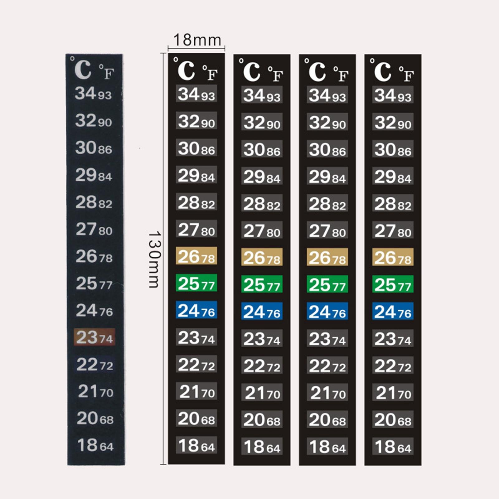 Bande thermomètre pour aquariu - Temperature Strip Thermometer avis et prix