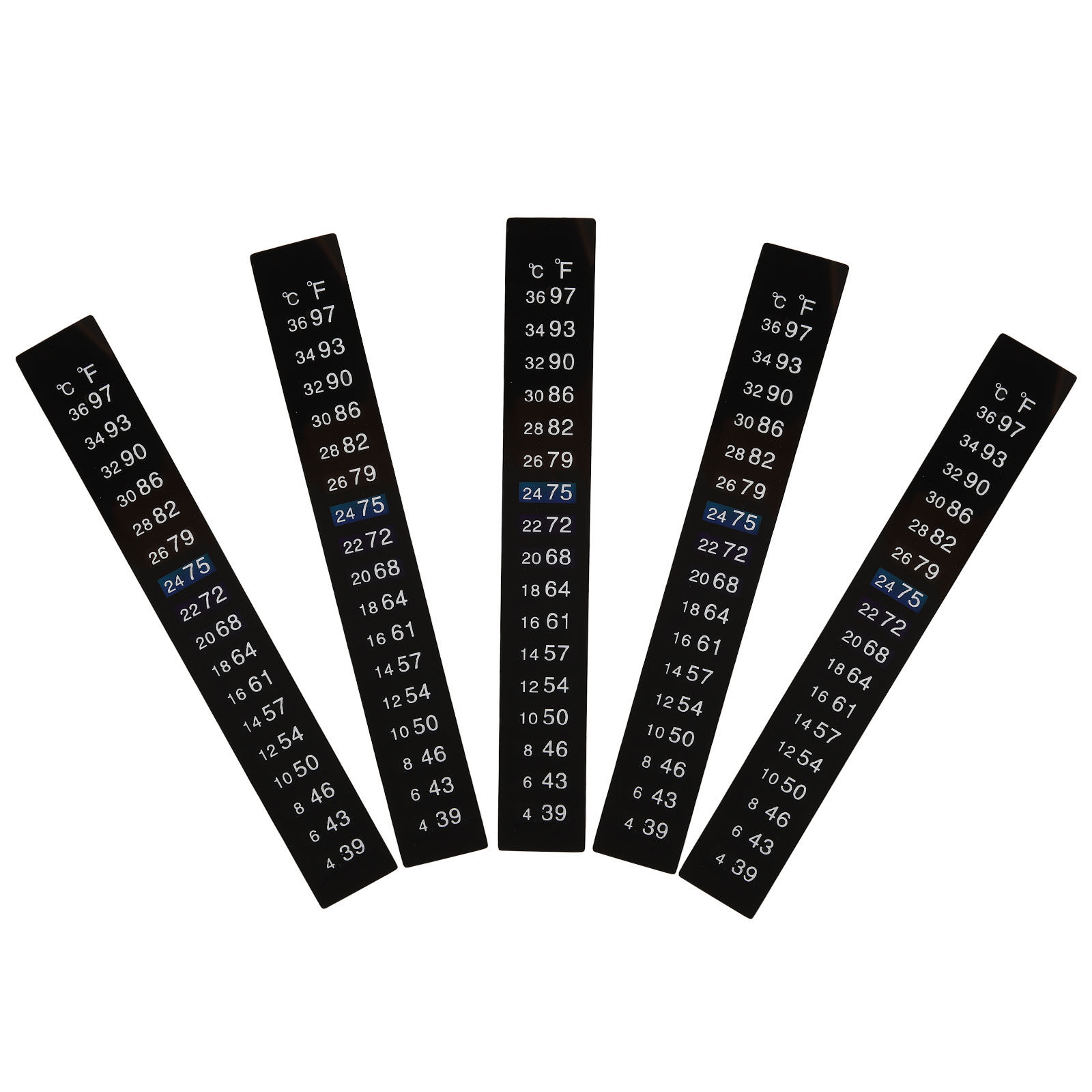 5 pièces de bandelettes adhési - Temperature Strip Thermometer avis et prix