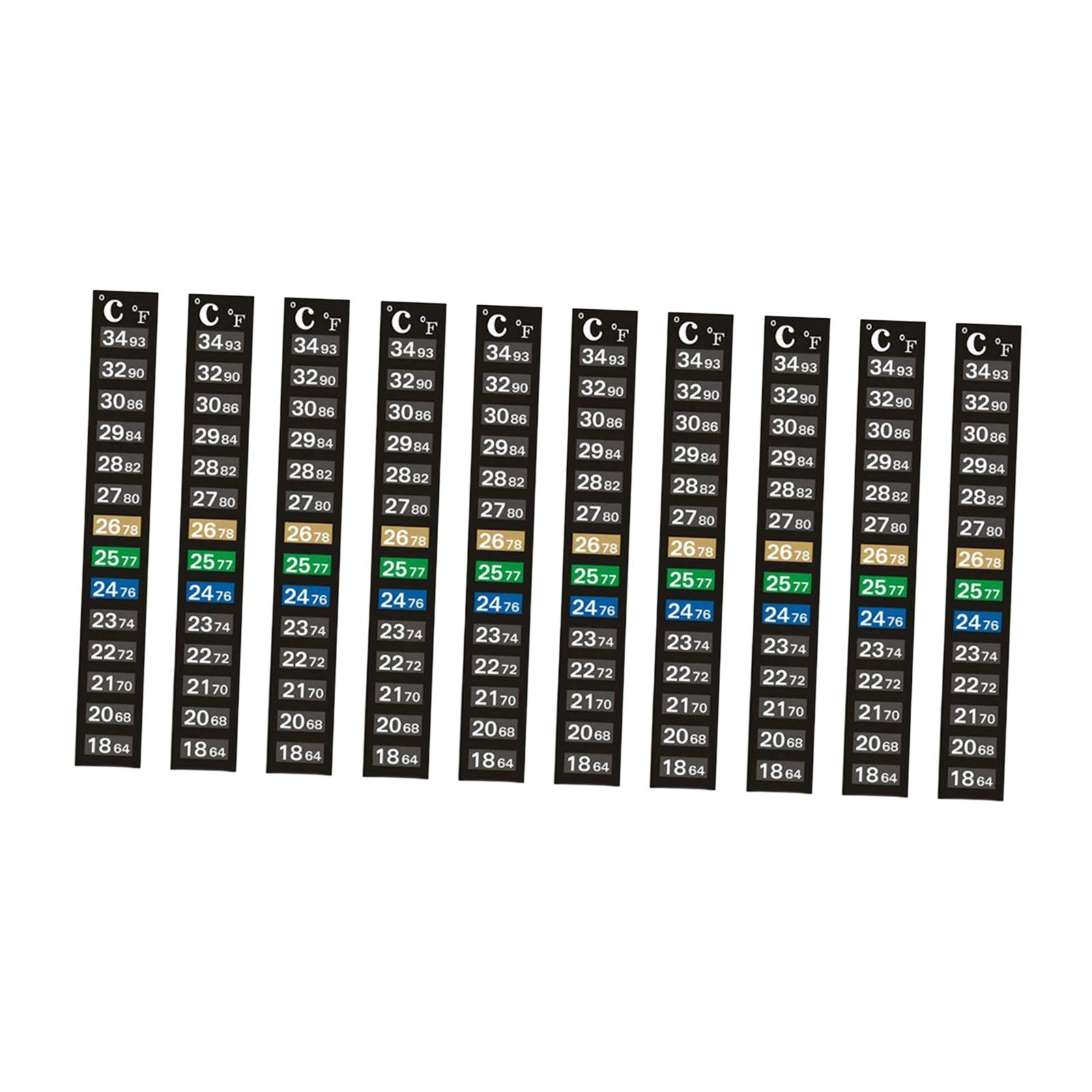 Bandelettes de Test de tempéra - Temperature Strip Thermometer avis et prix